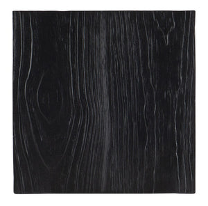 Hooker Furniture Linville Shou Sugi Ban End Table — Sculptural Hourglass Accent Table, Solid Wood Shadow Finish (24") 6150-80115-99