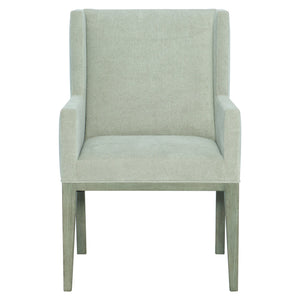 Bernhardt Bernhardt Linea Arm Chair In Cerused Greige — Solid Ash Frame, Neutral Gray Upholstery, Rustic Modern Elegance 384548G