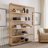 Hooker Furniture Retreat Slatted Bookcase 6950-10446-80 6950-10446-80