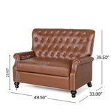 Christopher Knight Home® - Noble House - Trillium Contemporary Faux Leather Tufted Oversized Recliner with Nailhead Trim