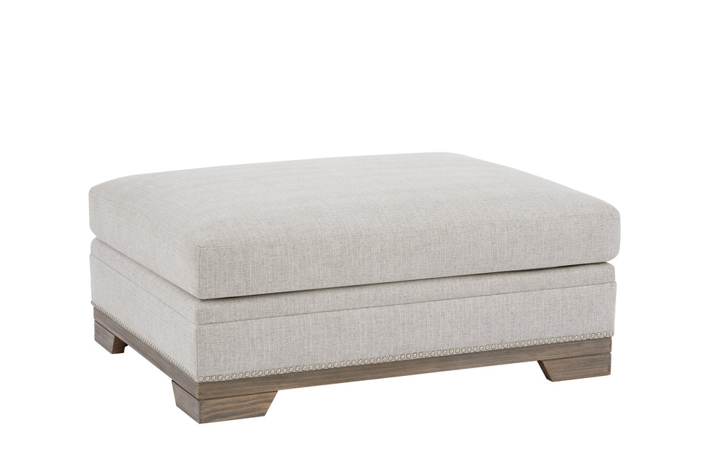 A.R.T. Furniture The Daily Ottoman: Elegant Cream Transitional Design For Stylish Living Rooms And Cozy Spaces   751504-5094