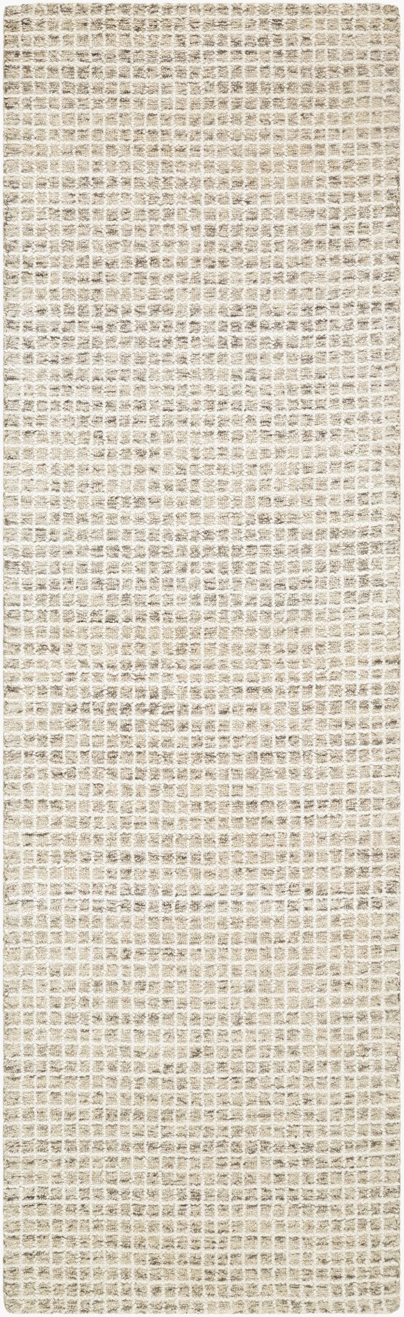 Livabliss Andreas Hand Tufted Wool Area Rug for Living Dining and Primary Bedroom Spaces Ivory, Slate Gr 3' x 10' VVAN2300-310