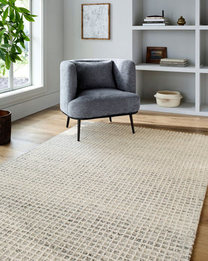 Livabliss Andreas Hand Tufted Wool Area Rug for Living Dining and Primary Bedroom Spaces Ivory, Slate Gr 8' x 10' VVAN2300-810