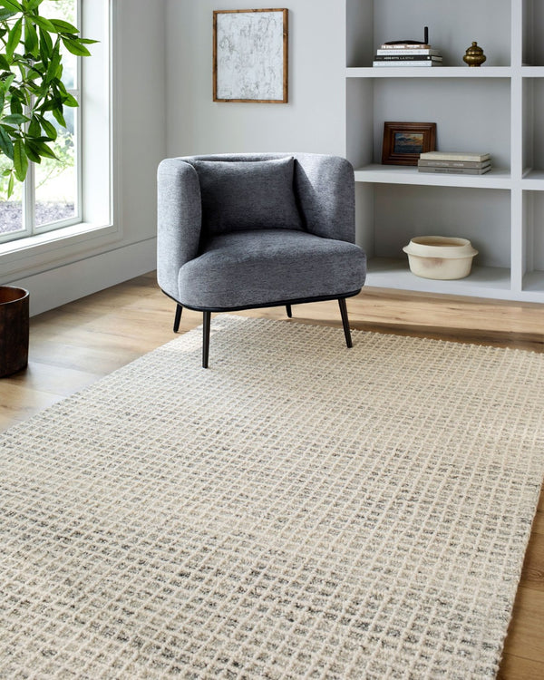 Livabliss Andreas Hand Tufted Wool Area Rug for Living Dining and Primary Bedroom Spaces Ivory, Slate Gr 8' x 10' VVAN2300-810
