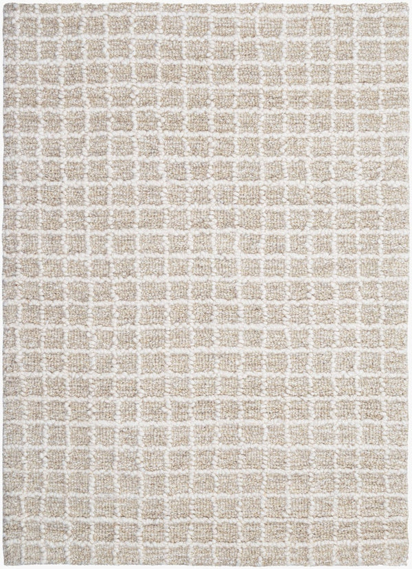 Livabliss Andreas Hand Tufted Wool Area Rug Low Pile Artisan Crafted for Living and Dining Rooms Ivory, Pearl 2' x 3' VVAN2303-23