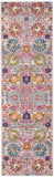 Nourison Passion PSN01 Machine Made Power-loomed No Border Indoor Only Bohemian Transitional Rug Silver, Pink and Grey 100% Polypropylene 99446387882