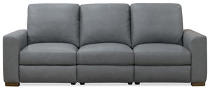 Hooker Furniture Optimus Power Reclining Sofa Top-grain Leather Three Seat Modern Living Room SS925-3PC3-094-S