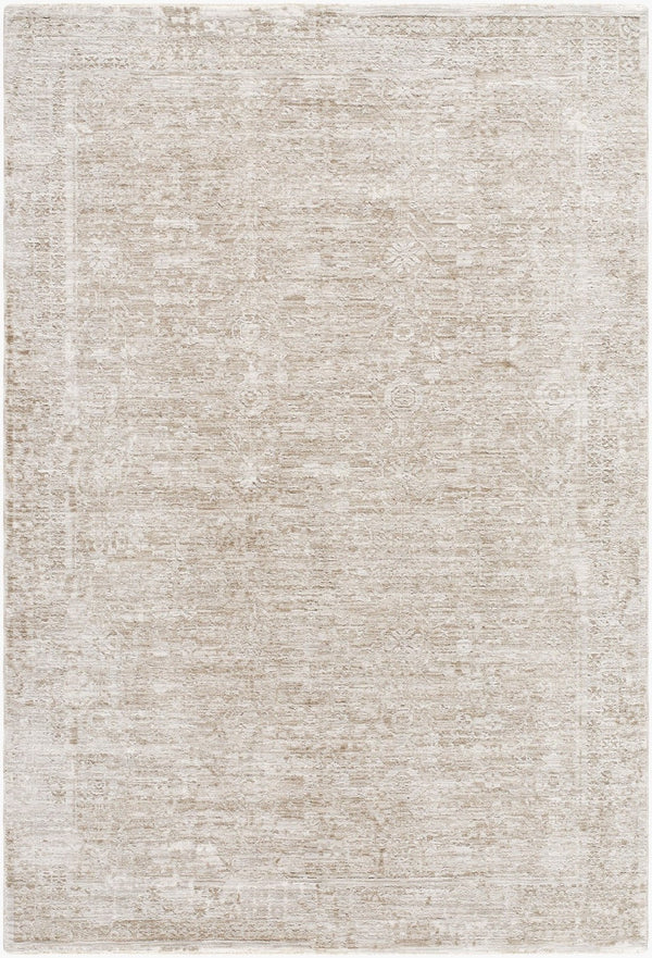 Livabliss Beth Floral Motif Machine Woven Polyester Area Rug for Living and Dining Rooms Cream, Light Sa 2'7" x 7'3" VVBE2301-2773