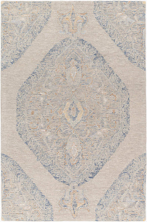 Surya Vivianne 2' X 3' Handmade Wool Rug - Luxurious Textures & Timeless Elegance For Your Home Decor Taupe Wool Vve2301-576