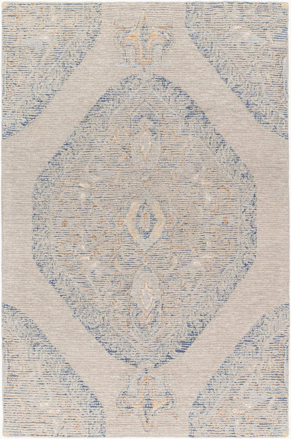 Surya Vivianne 2' X 3' Handmade Wool Rug - Luxurious Textures & Timeless Elegance For Your Home Decor Taupe Wool Vve2301-576