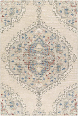 Surya Vivianne 2' X 3' Handmade Wool Rug - Luxurious Textures & Timeless Elegance For Your Home Decor Ivory Wool Vve2302-23