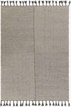 Surya Vivian 2' X 3' Handmade Wool Rug - Bohemian Global Style With Fringe Border For Cozy Living Spaces Off,White Wool Vvi2302-810