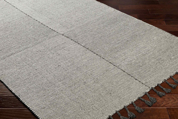 Surya Vivian 2' X 3' Handmade Wool Rug - Bohemian Global Style With Fringe Border For Cozy Living Spaces Off,White Wool Vvi2302-810