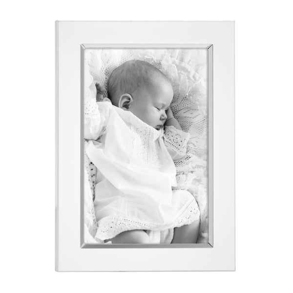 Lenox Reed and Barton Classic Silverplate 4" x 6" Frame Metallic, SLVR PLATE METAL 1446