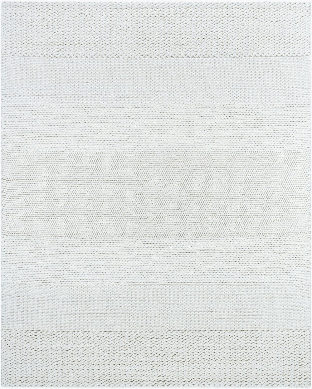 Surya Mae Handmade 2' X 3' Wool Rug - Elegant Monocolor Cream, Durable Comfort, Perfect For Any Space! Ivory Wool Vvma2300-810