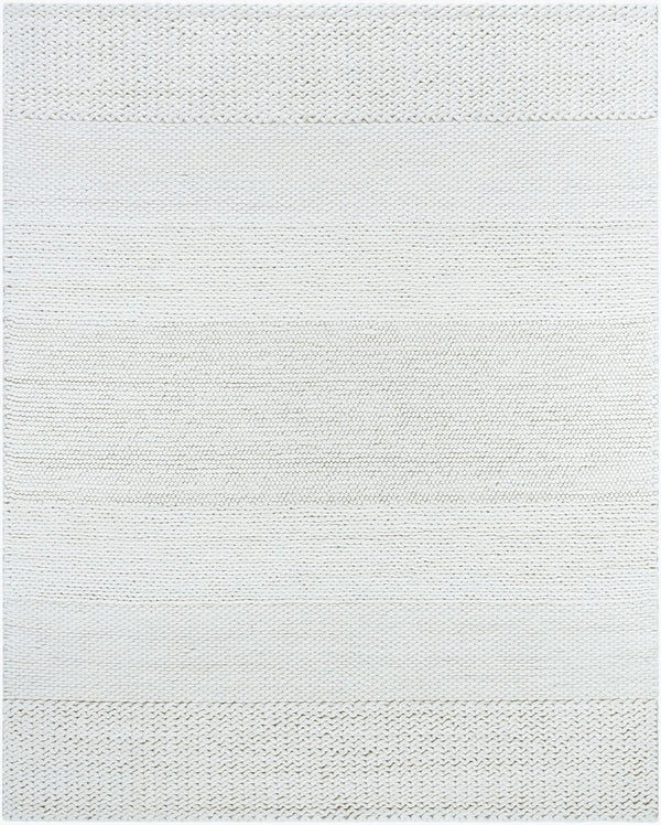 Surya Mae Handmade 2' X 3' Wool Rug - Elegant Monocolor Cream, Durable Comfort, Perfect For Any Space! Ivory Wool Vvma2300-810