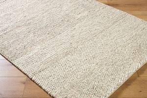 Livabliss Mae Handwoven Wool Accent Rug Organic Texture for Entryway Bathroom or Bedroom Beige, Taupe 9' x 12' VVMA2301-912