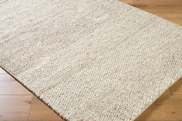 Livabliss Mae Handwoven Wool Accent Rug Organic Texture for Entryway Bathroom or Bedroom Beige, Taupe 9' x 12' VVMA2301-912