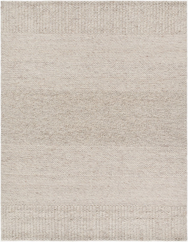 Surya Mae Handmade 2' X 3' Wool Rug - Elegant Monocolor Cream, Durable Comfort, Perfect For Any Space! Beige Wool Vvma2301-810