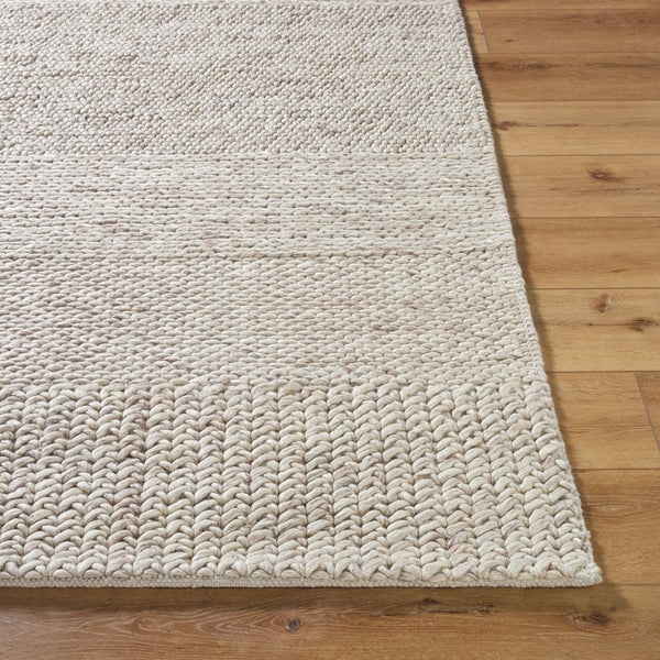 Livabliss Mae Handwoven Wool Accent Rug Organic Texture for Entryway Bathroom or Bedroom Beige, Taupe 9' x 12' VVMA2301-912
