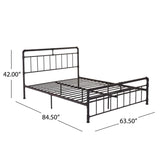 Christopher Knight Home® - Noble House - Mowry Queen-Size Iron Bed Frame