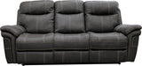 Parker House Mason - Charcoal Power Reclining Sofa Loveseat And Recliner Grey 100% Polyester (W) Mma-321ph-cha