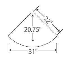 Hekman Furniture 680609 Jaime Curio Cabinet - Elegant Black Satin Finish, Corner Design & Interior Lighting For Collectibles Black Satin Jaime Corner Curio Cabinet 680609