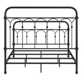 Homelegance By Top-Line Gracen Casted Knot Metal Bed Brown Metal