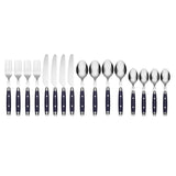 Lenox Cambridge Jubilee Blue 16-Piece Flatware Set Blue, BLUE METAL 07516CBWD32R