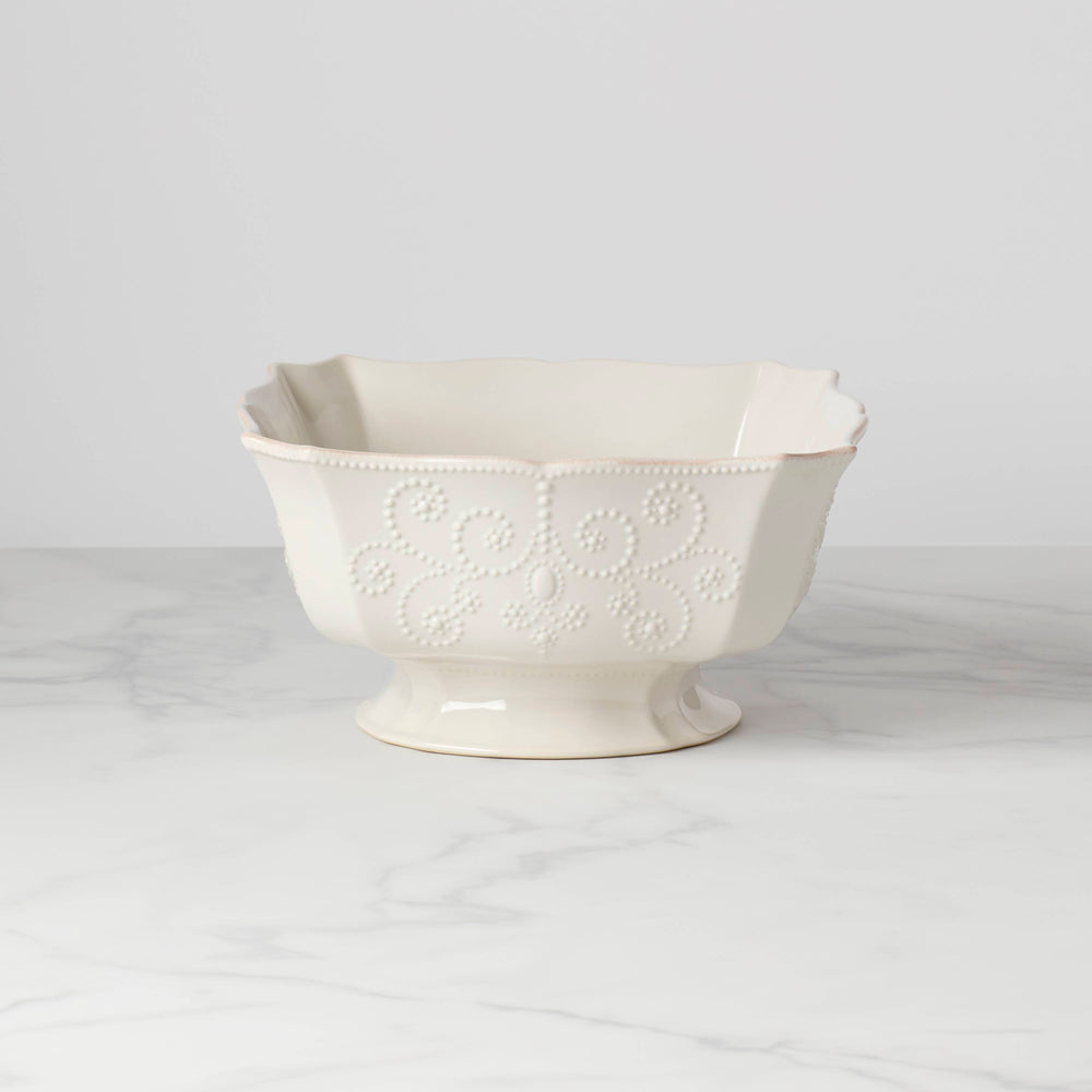 Lenox French Perle White Centerpiece Bowl White, WHITE STONEWARE 830291