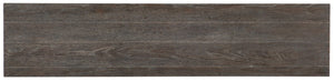 Hooker Furniture Melange Four Door Credenza With Gold Swirl Resin Doors, Oak Veneer, Built-In Power & Bronze Hardware 628-85633-15