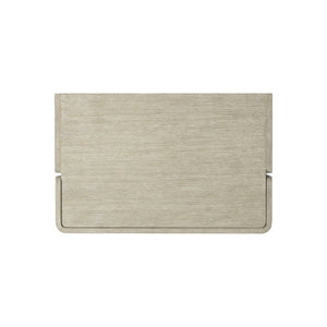 Bernhardt Bernhardt Arcadia Nightstand With Wire-Brushed Oak, 3 Wrap-Around Drawers, Soft-Close & Usb Charging 334234