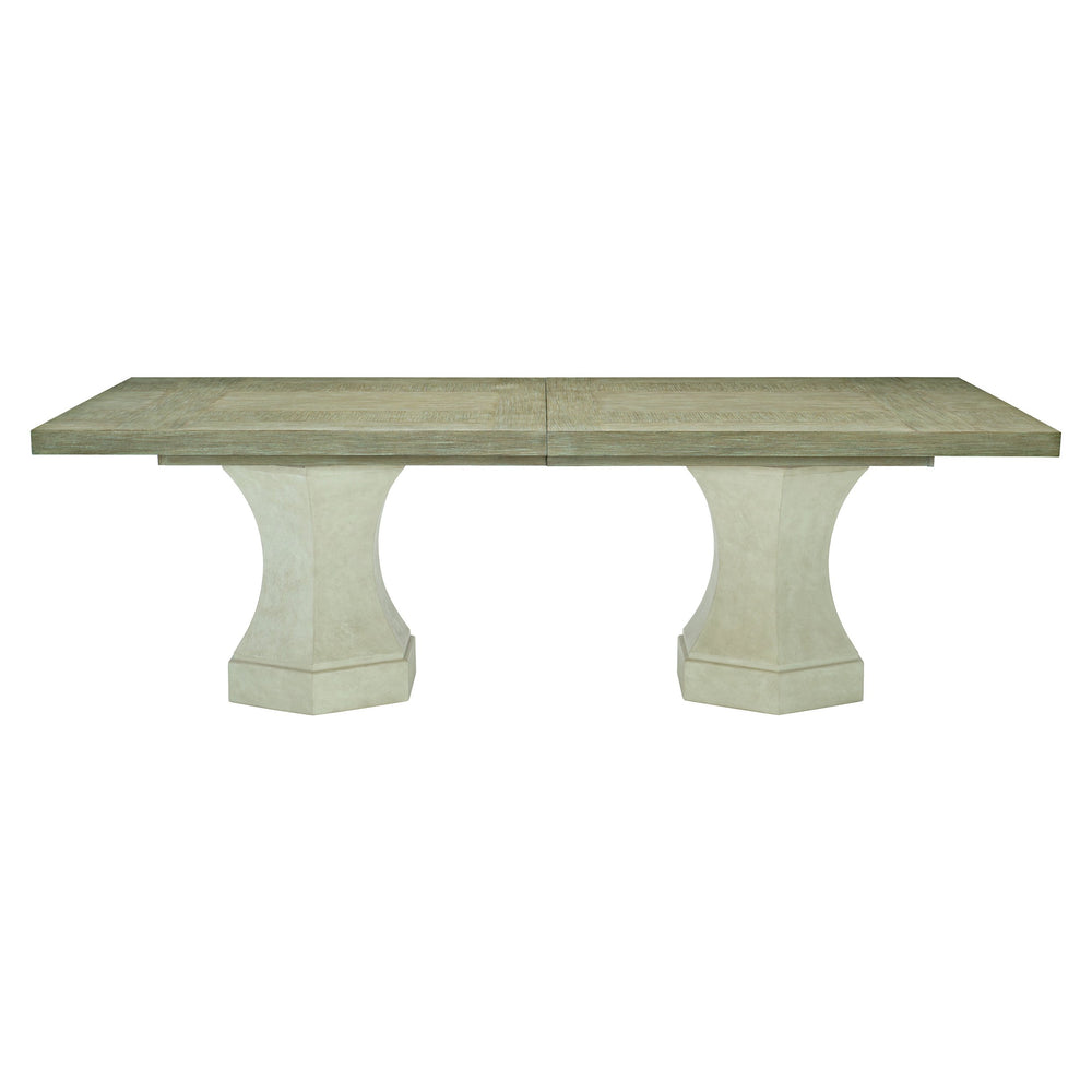 Bernhardt Bernhardt Santa Barbara 92" Rectangular Dining Table With Extending Leaves, Sandstone Cerused Oak Finish K1111