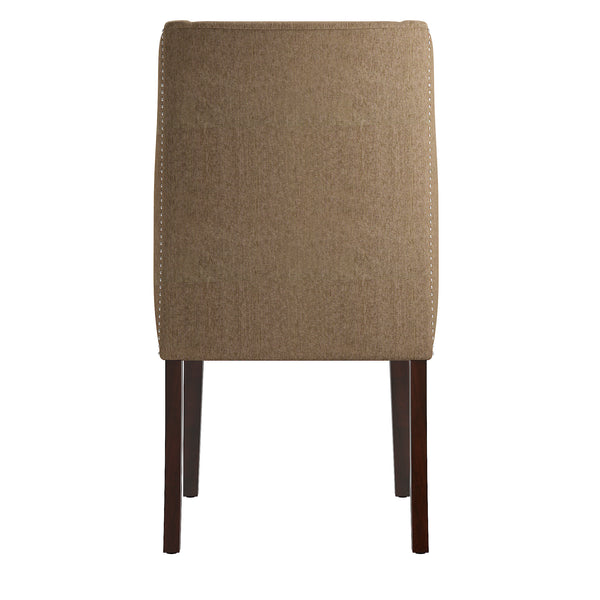 Homelegance By Top-Line Rowan Wingback Dining Chairs (Set of 2) Espresso Rubberwood