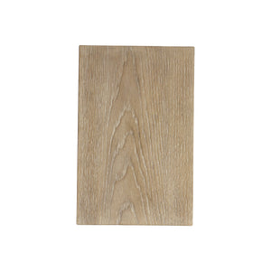 Bernhardt Bernhardt Aventura C-Table With Marcona Wood Top, Frosted Nickel Openwork Aluminum Accents, Versatile Side Table 318112