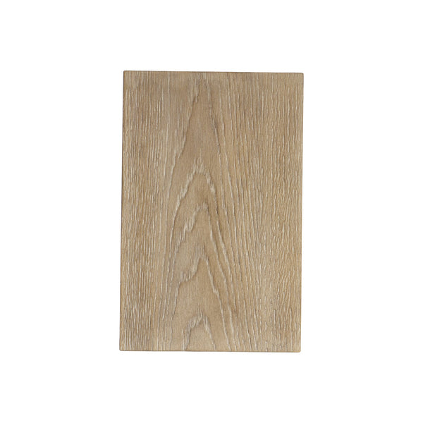 Bernhardt Bernhardt Aventura C-Table With Marcona Wood Top, Frosted Nickel Openwork Aluminum Accents, Versatile Side Table 318112