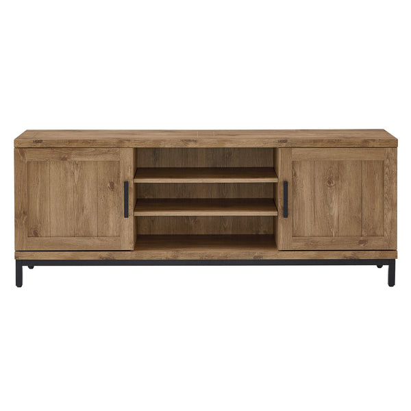 Homelegance By Top-Line Brennen TV Stand for TVs up to 65" Oak Wood