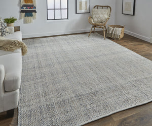 Feizy Rugs Naples Hand Woven Polyester Flatweave Rug - Soft, Durable, And Fade Resistant For Effortless Style Ivory,Tan,Gray Polyester Nap0751fivygryf00