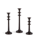 Dominion Cast Aluminun Candlesticks - Set of 3