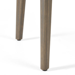 English Elm Stamford Round Solid Acacia Outdoor Bistro Table Weather Resistant Patio Dining 62919.00GRY