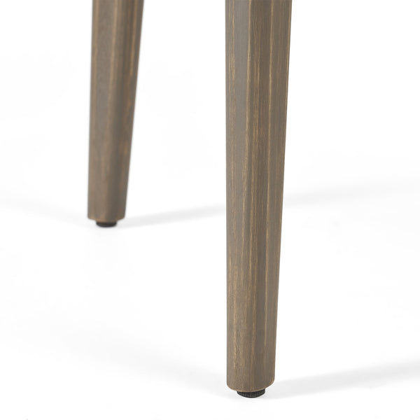 English Elm Stamford Round Solid Acacia Outdoor Bistro Table Weather Resistant Patio Dining 62919.00GRY