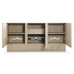 Bernhardt Bernhardt Konstance Wood Buffet with Bronze Metal Accents and Adjustable Interior Storage 357136