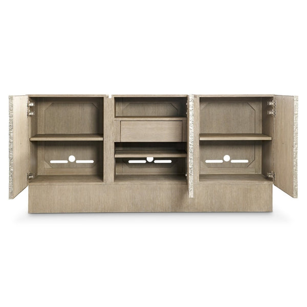 Bernhardt Bernhardt Konstance Wood Buffet with Bronze Metal Accents and Adjustable Interior Storage 357136