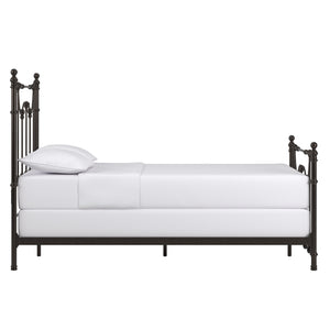 Homelegance By Top-Line Roshan Victorian Iron Metal Bed Dark Bronze Metal