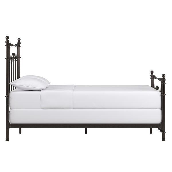 Homelegance By Top-Line Roshan Victorian Iron Metal Bed Dark Bronze Metal