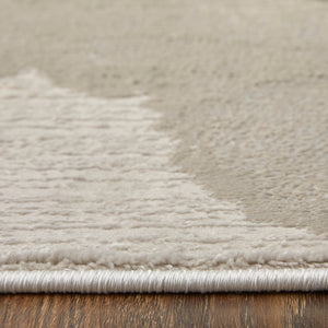 Feizy Rugs Waldor Modern Abstract Rug - Elegant High-low Pile Design For Chic Home Decor, Crafted In Turkey Gold,Ivory,Gray Polypropylene,Polyester 7353602fivy000i71