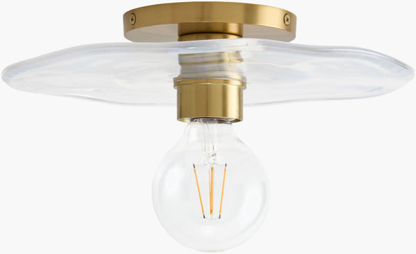 Livabliss Veyla Art Deco Metal and Glass Wall Sconce for Hallway Bathroom or Living Room VYL-001