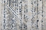 Feizy Rugs Macklaine Polyester/Polypropylene Machine Made Bohemian & Eclectic Rug Taupe/Black/Ivory 10' x 13'-2"