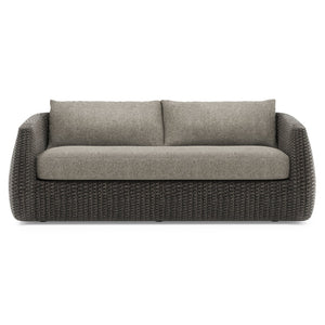 Bernhardt Bernhardt Sarene Outdoor Sofa Sculptural Woven Frame with Plush Weather Resistant Cushions O4477C