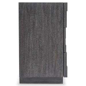 Bernhardt Bernhardt Lancer Dresser In Bracken Mahogany — Sculptural Patchwork Fronts, 6 Push-Open Drawers, 72" 347054